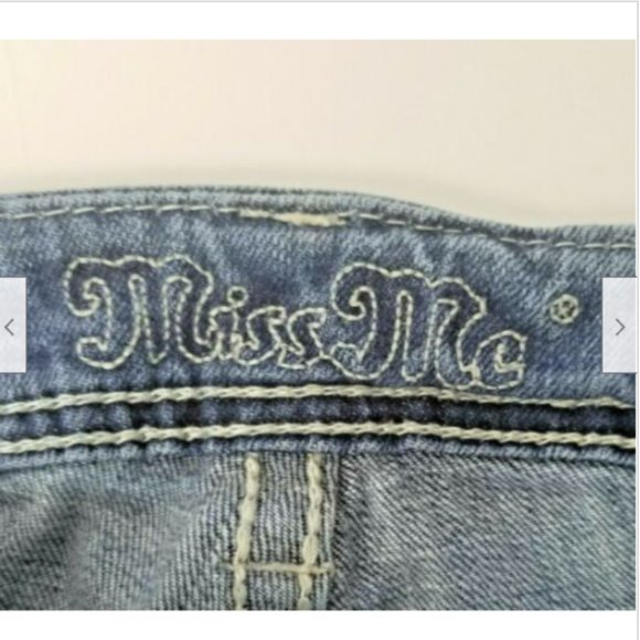 Miss Me Womens Jeans Sz 28 Low Rise B15 - Picture 4 of 9